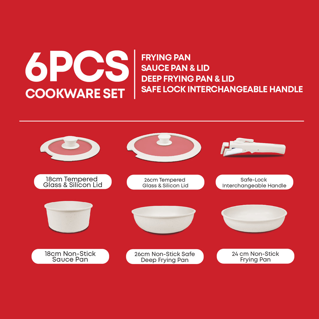 FlexiPan Multipurpose Interchangeble Cookware Pan Set