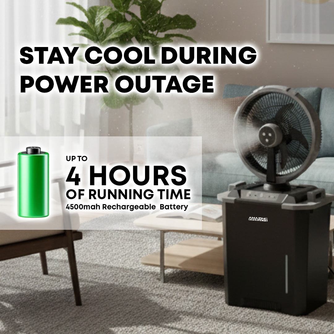 Aircon Fan - Rechargeable Aircon Mist Fan