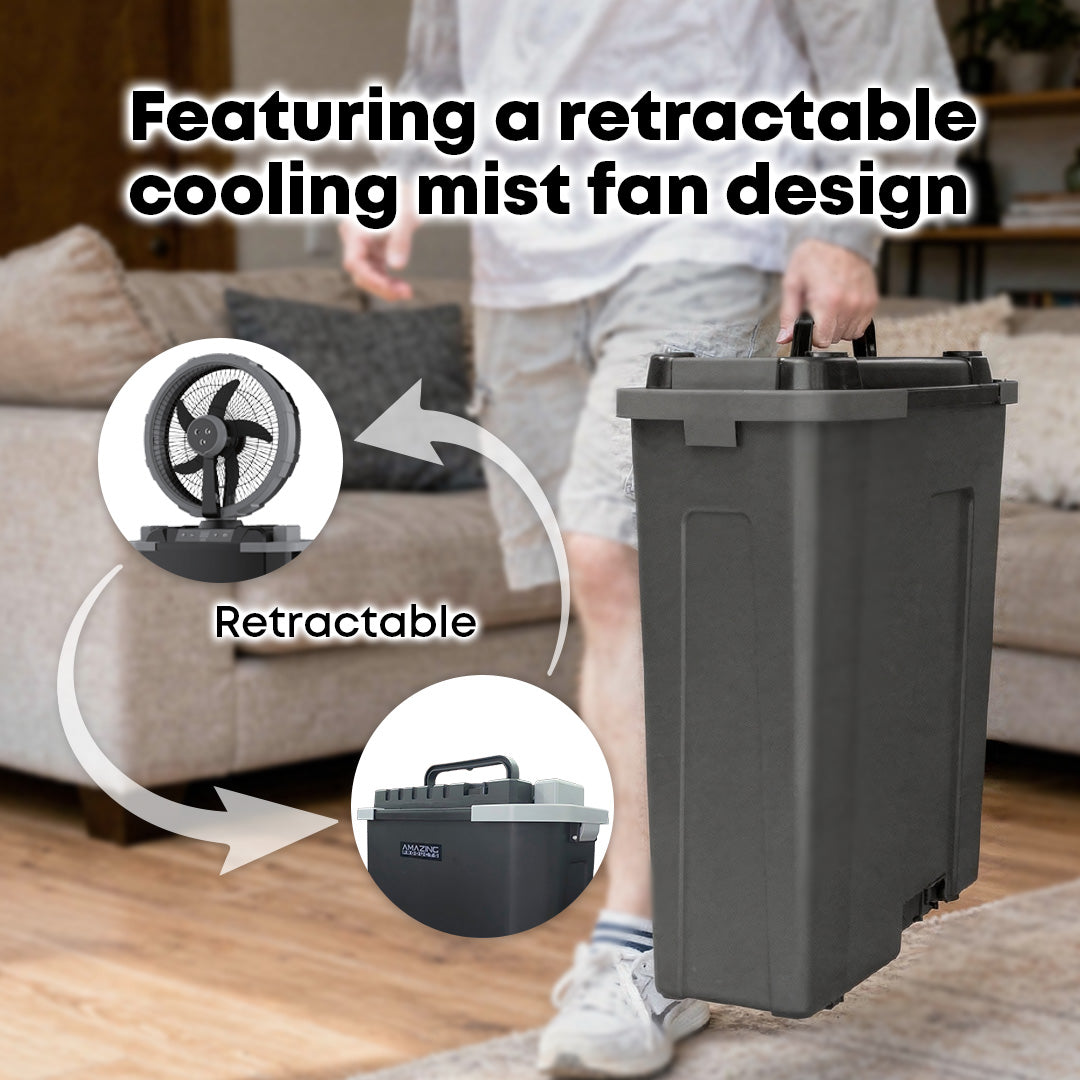 Aircon Fan - Rechargeable Aircon Mist Fan