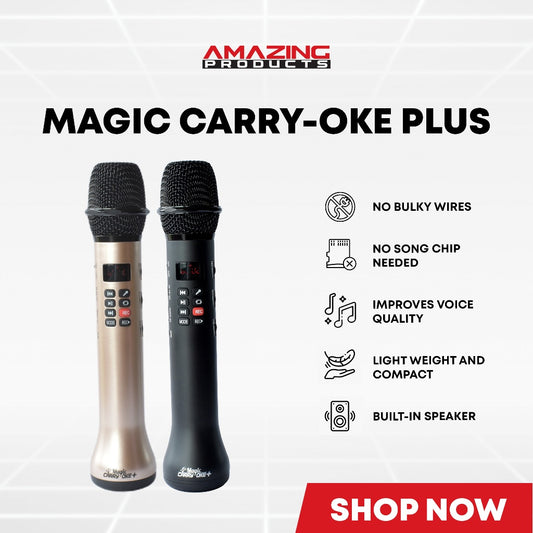 Magic Carry Oke Plus - Portable Carry-Oke with Bluetooth Speaker