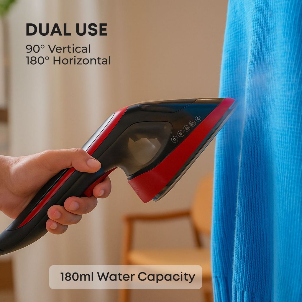 Steam Master 2 In 1 Portable Fabric Steamer