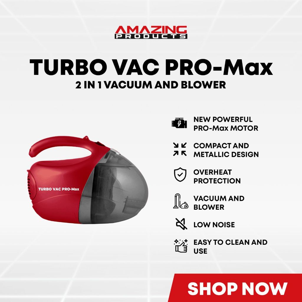 Turbo Vac Pro Max - 2 in 1 Vacuum Cleaner and Blower