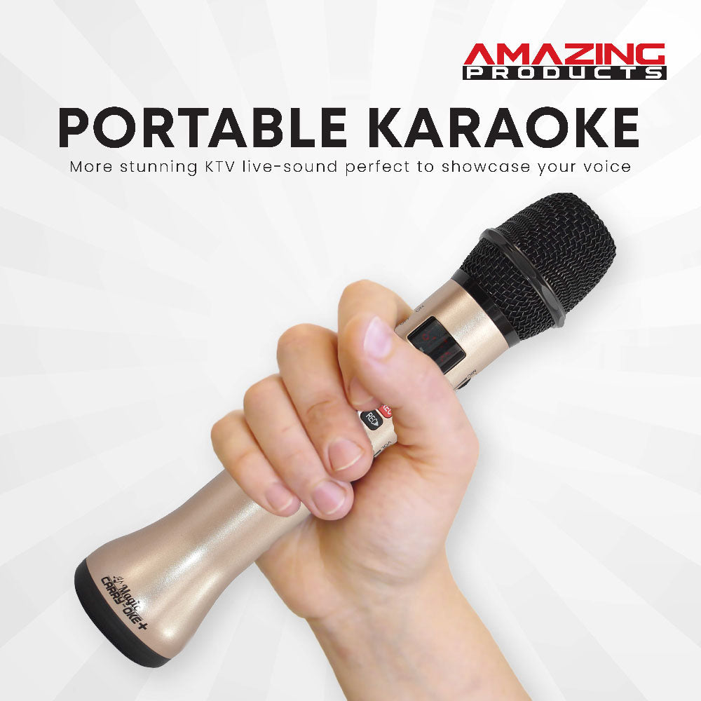 Magic Carry Oke Plus - Portable Carry-Oke with Bluetooth Speaker