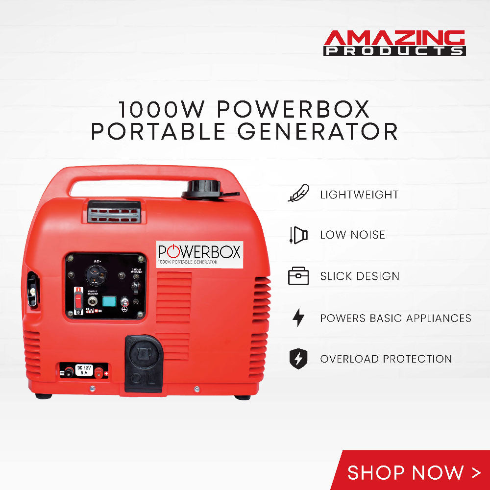 Powerbox 1000W Portable Generator