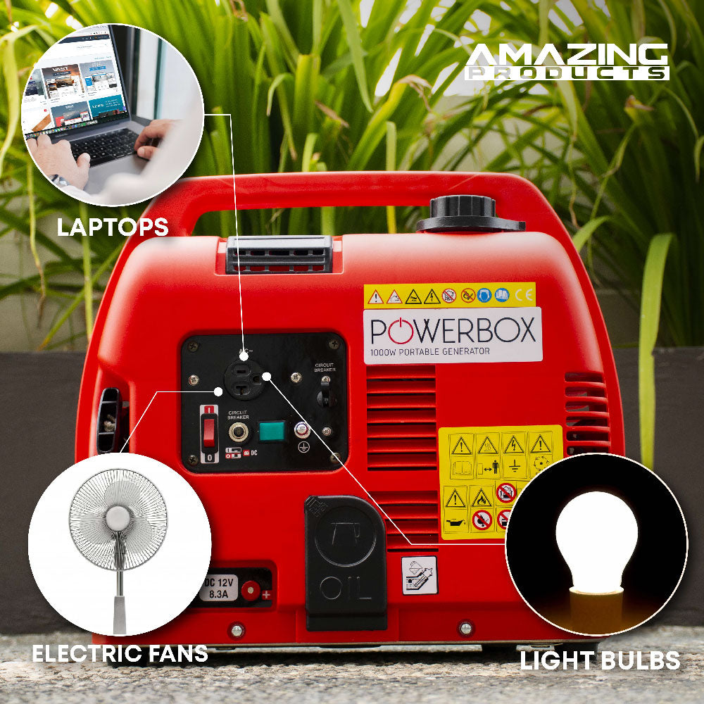 Powerbox 1000W Portable Generator