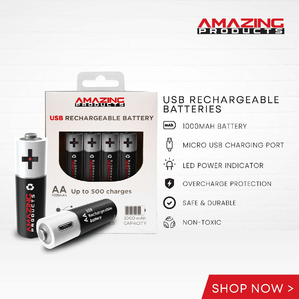 USB Rechargeable Batteries