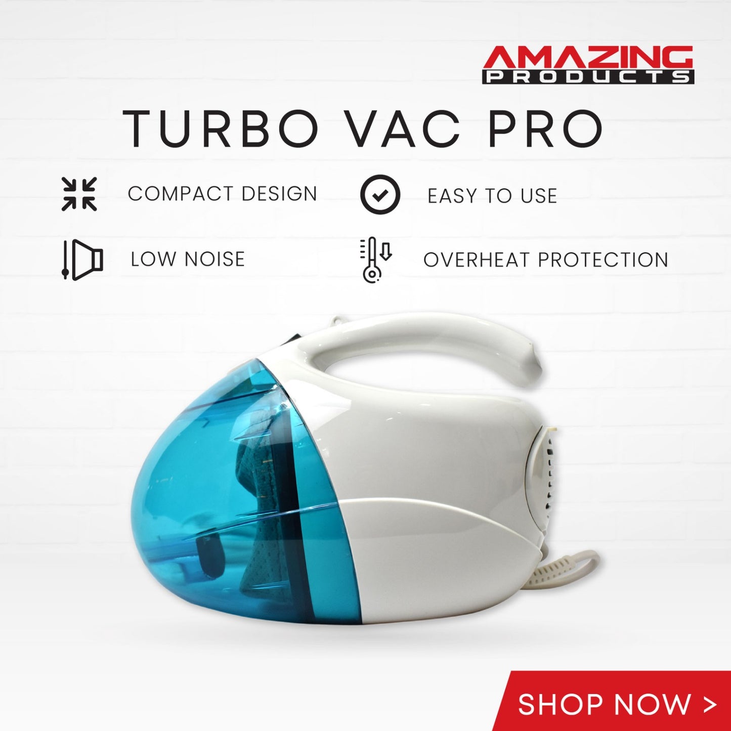 Turbo Vac Pro - 2 in 1 Vacuum Cleaner and Blower