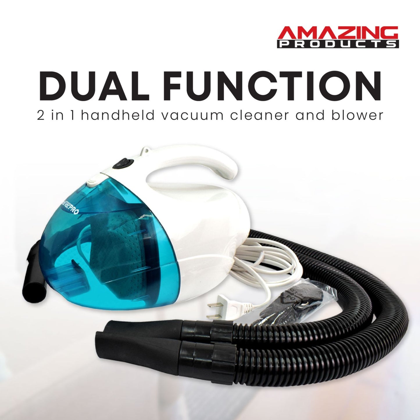 Turbo Vac Pro - 2 in 1 Vacuum Cleaner and Blower